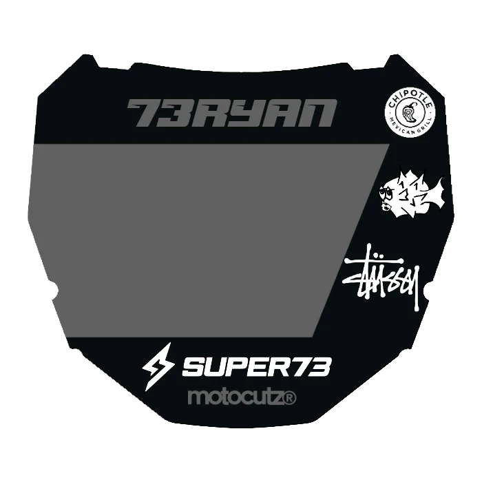 CUSTOM ODI NUMBER PLATE DECAL