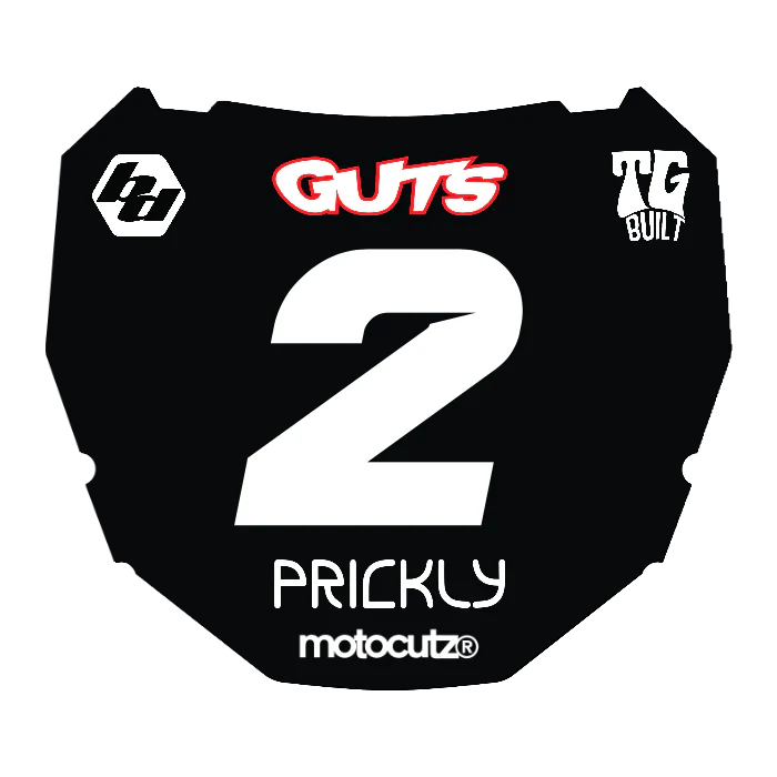 CUSTOM ODI NUMBER PLATE DECAL
