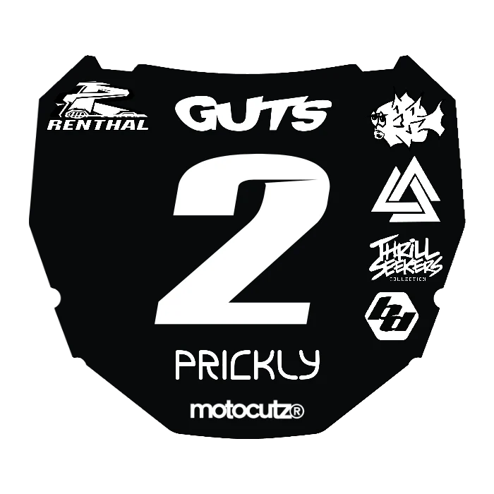 CUSTOM ODI NUMBER PLATE DECAL