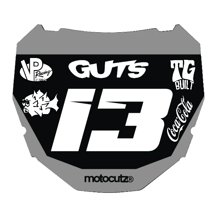 CUSTOM ODI NUMBER PLATE DECAL