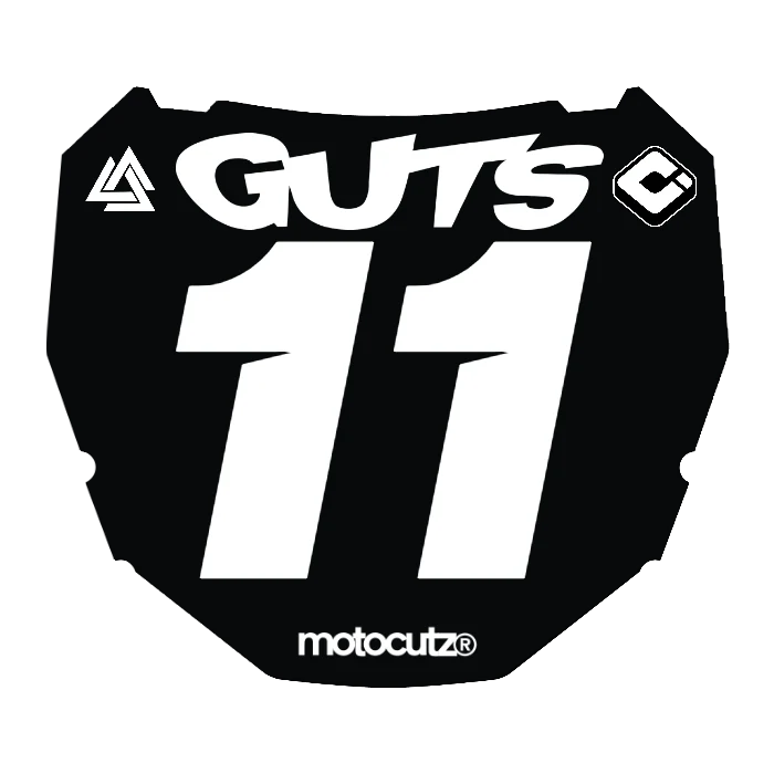 CUSTOM ODI NUMBER PLATE DECAL