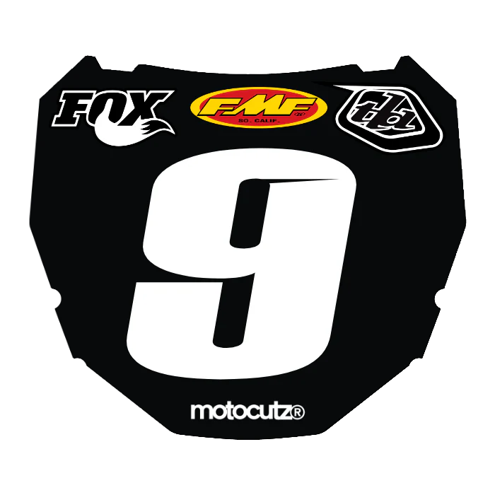 CUSTOM ODI NUMBER PLATE DECAL