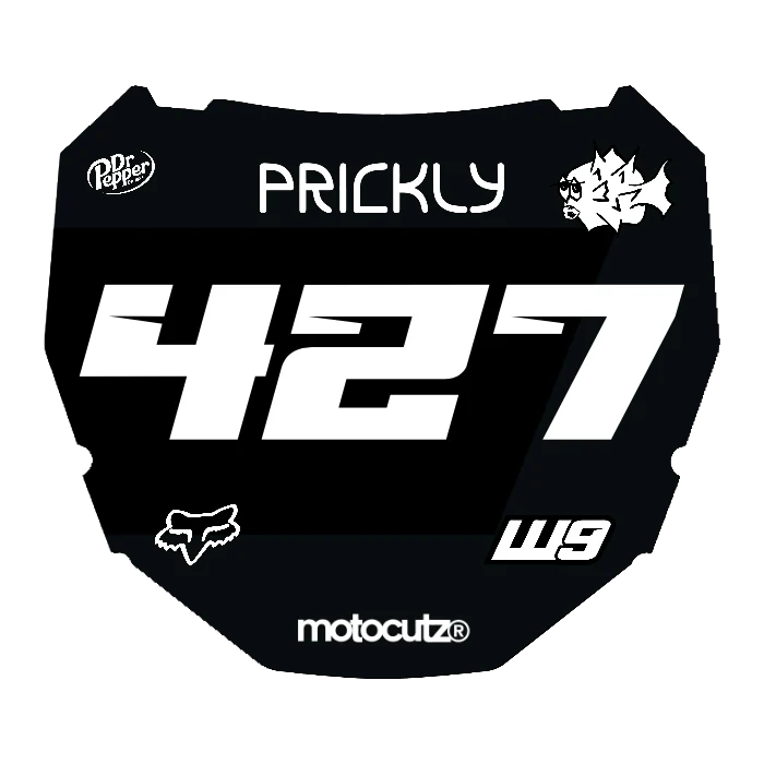 CUSTOM ODI NUMBER PLATE DECAL