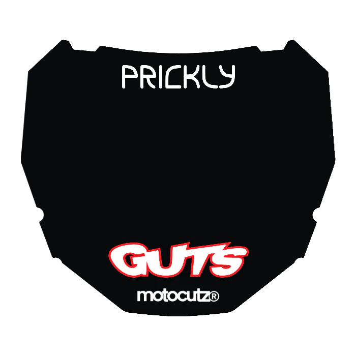CUSTOM ODI NUMBER PLATE DECAL
