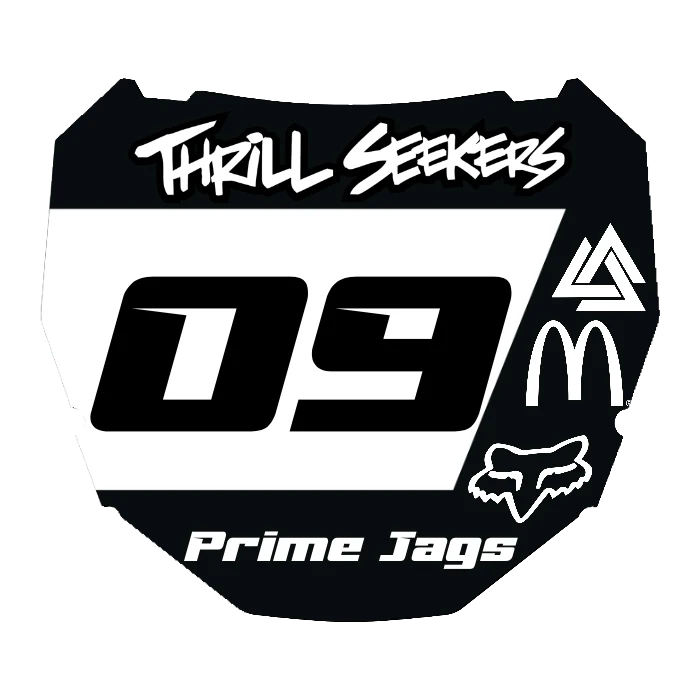 CUSTOM ODI NUMBER PLATE DECAL