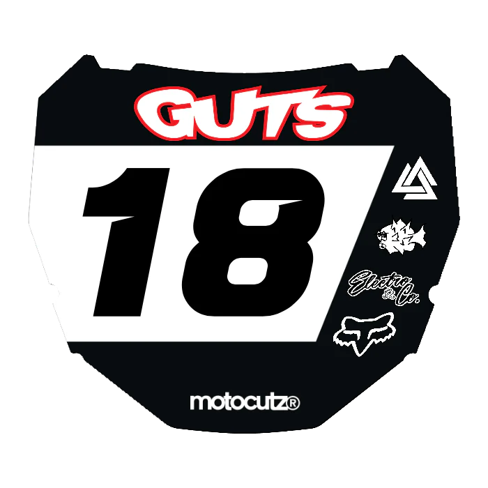 CUSTOM ODI NUMBER PLATE DECAL