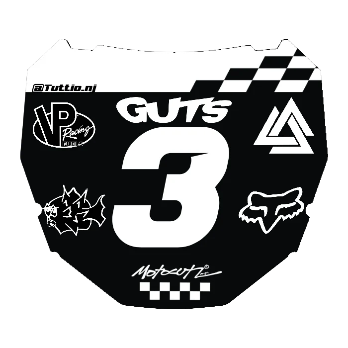 CUSTOM ODI NUMBER PLATE DECAL