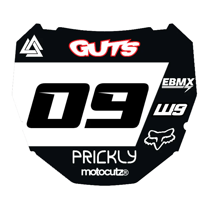 CUSTOM ODI NUMBER PLATE DECAL