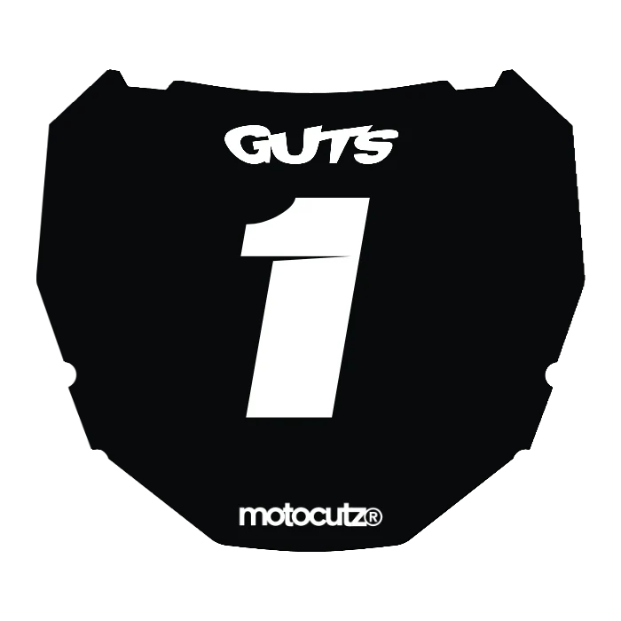 CUSTOM ODI NUMBER PLATE DECAL