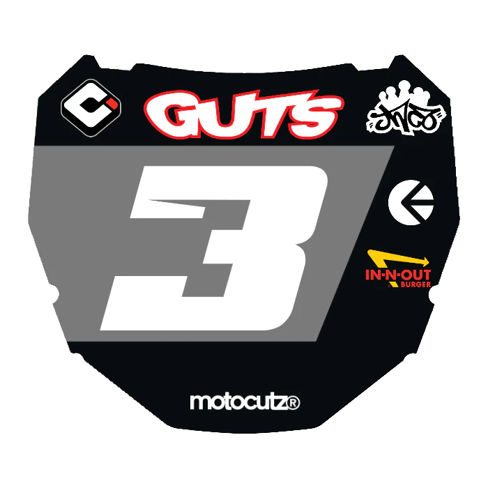 CUSTOM ODI NUMBER PLATE DECAL