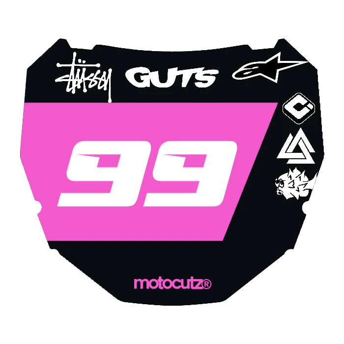 CUSTOM ODI NUMBER PLATE DECAL