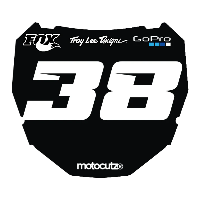 CUSTOM ODI NUMBER PLATE DECAL
