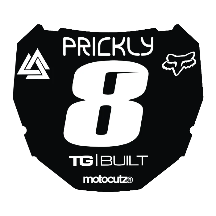CUSTOM ODI NUMBER PLATE DECAL