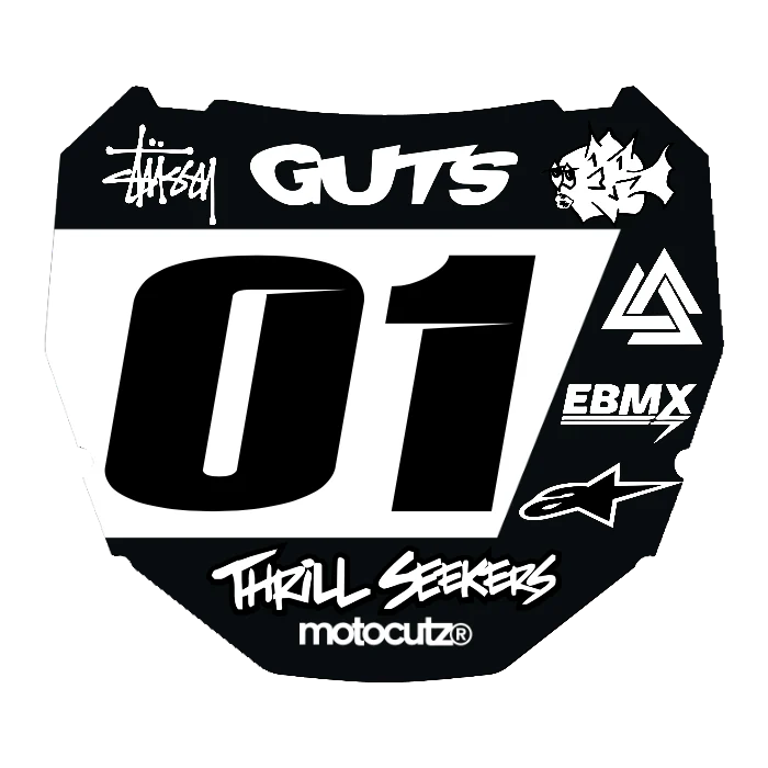 CUSTOM ODI NUMBER PLATE DECAL