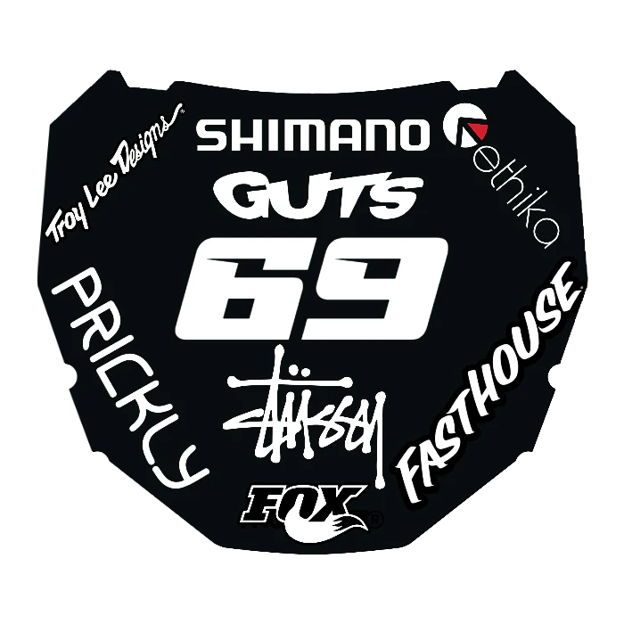 CUSTOM ODI NUMBER PLATE DECAL