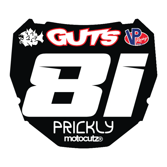 CUSTOM ODI NUMBER PLATE DECAL