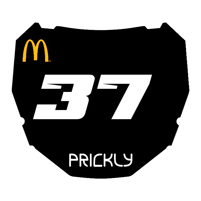CUSTOM ODI NUMBER PLATE DECAL