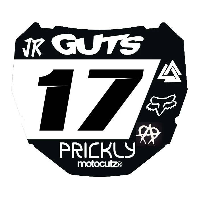 CUSTOM ODI NUMBER PLATE DECAL
