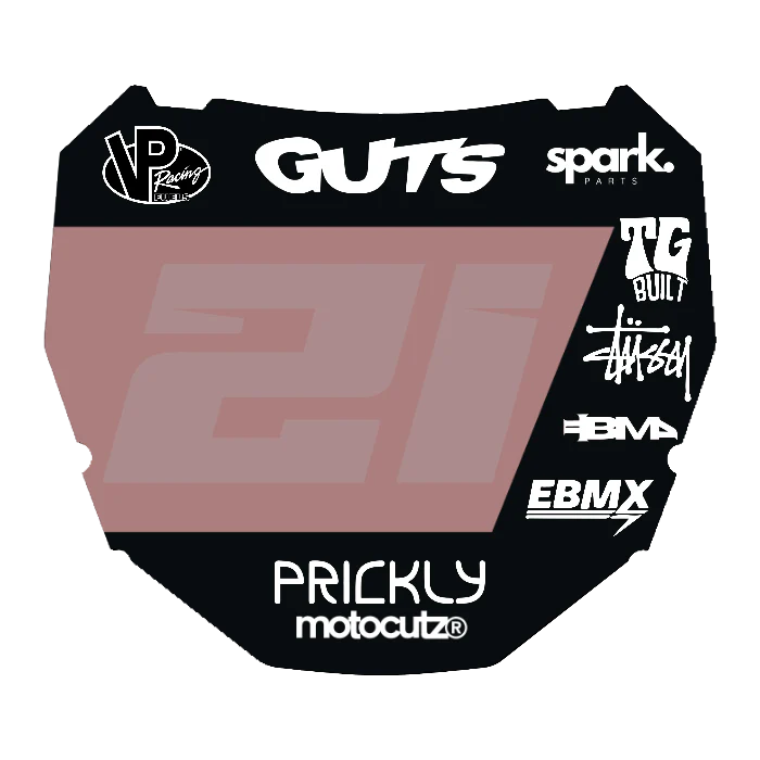 CUSTOM ODI NUMBER PLATE DECAL