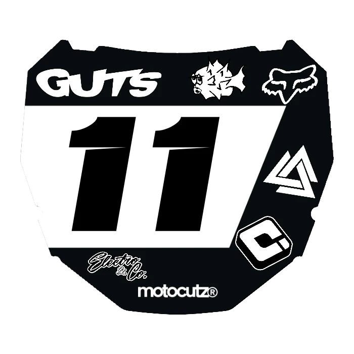 CUSTOM ODI NUMBER PLATE DECAL