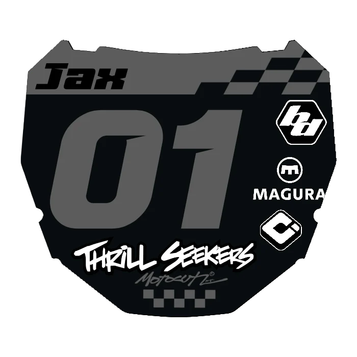 CUSTOM ODI NUMBER PLATE DECAL