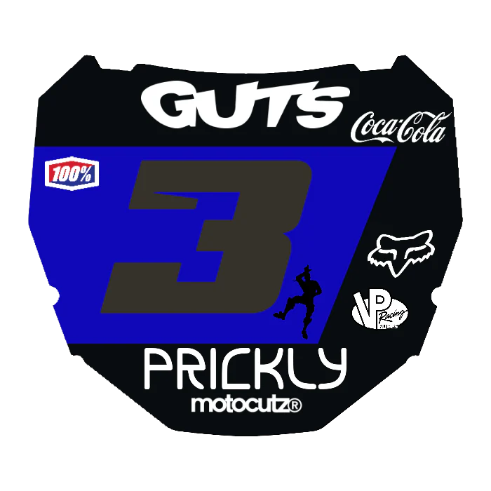 CUSTOM ODI NUMBER PLATE DECAL