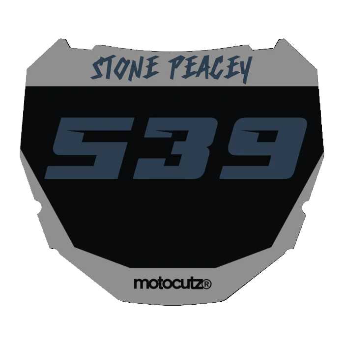 CUSTOM ODI NUMBER PLATE DECAL