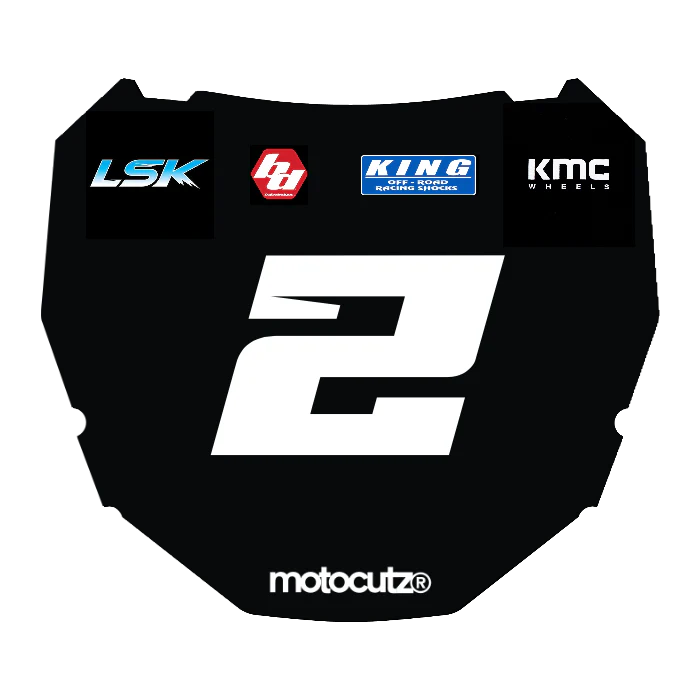 CUSTOM ODI NUMBER PLATE DECAL