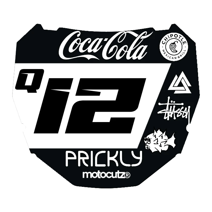 CUSTOM ODI NUMBER PLATE DECAL