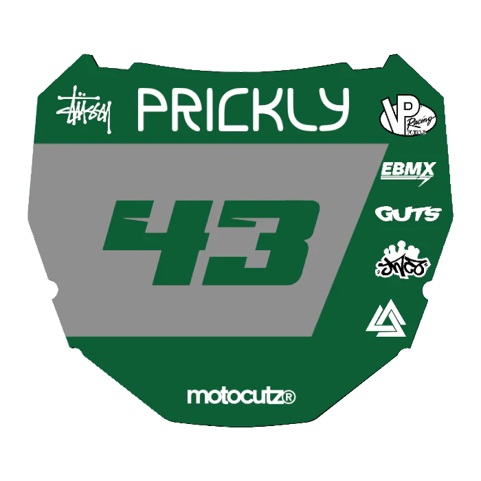 CUSTOM ODI NUMBER PLATE DECAL