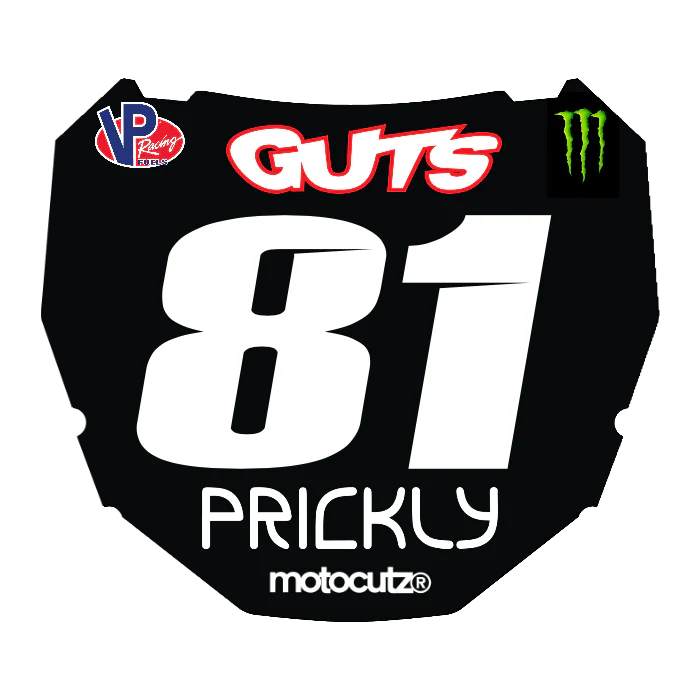 CUSTOM ODI NUMBER PLATE DECAL