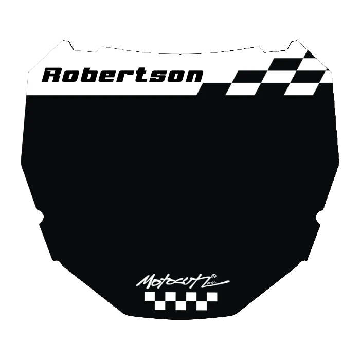 CUSTOM ODI NUMBER PLATE DECAL