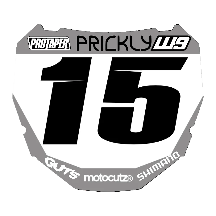 CUSTOM ODI NUMBER PLATE DECAL