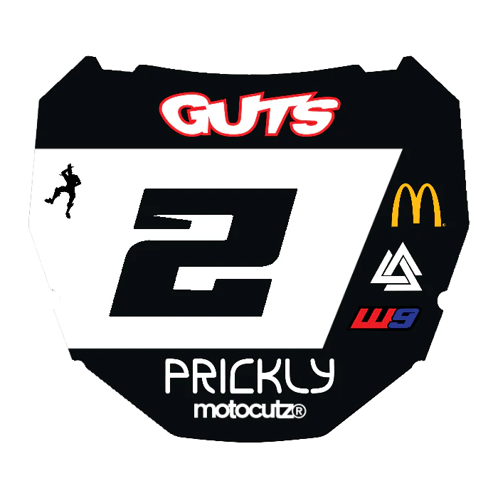 CUSTOM ODI NUMBER PLATE DECAL