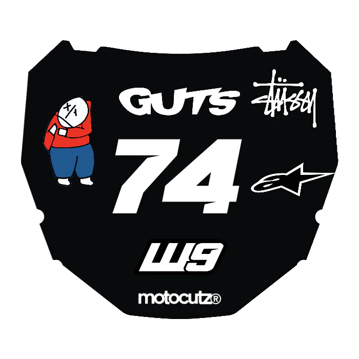 CUSTOM ODI NUMBER PLATE DECAL