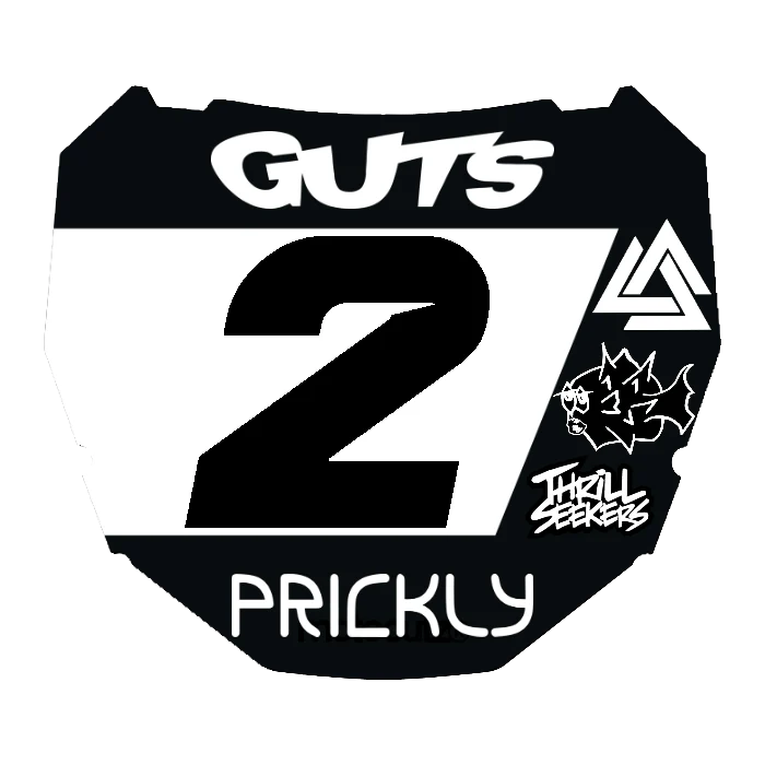 CUSTOM ODI NUMBER PLATE DECAL
