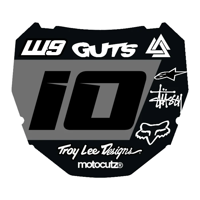 CUSTOM ODI NUMBER PLATE DECAL