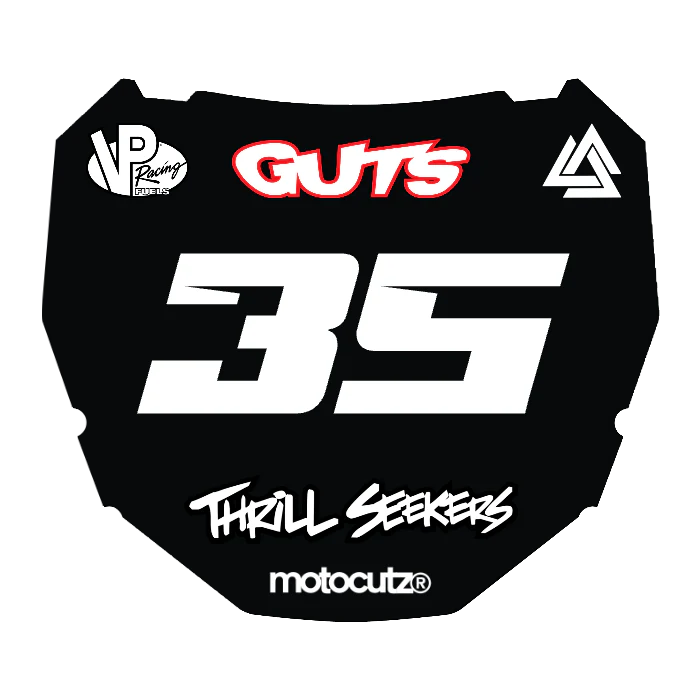 CUSTOM ODI NUMBER PLATE DECAL