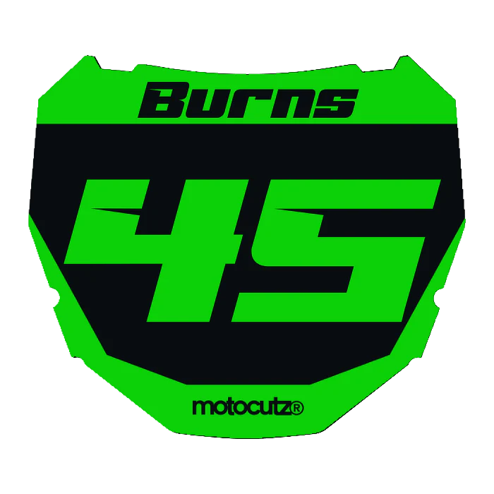 CUSTOM ODI NUMBER PLATE DECAL