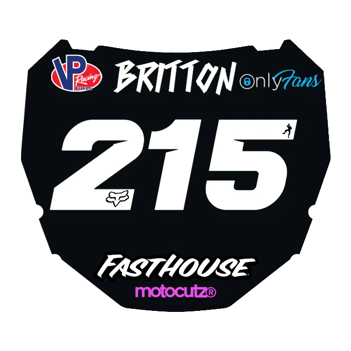 CUSTOM ODI NUMBER PLATE DECAL