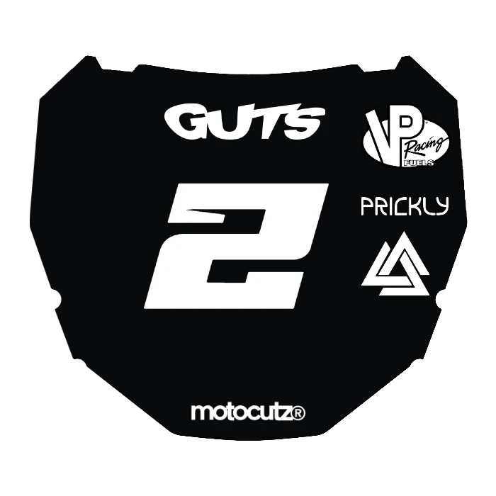 CUSTOM ODI NUMBER PLATE DECAL