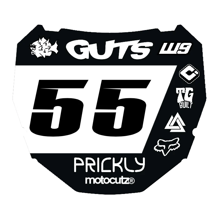 CUSTOM ODI NUMBER PLATE DECAL