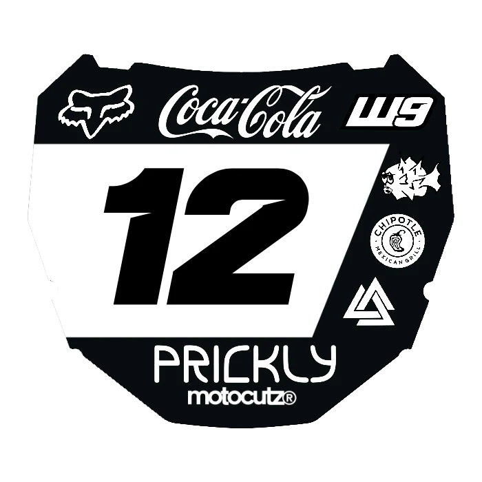 CUSTOM ODI NUMBER PLATE DECAL