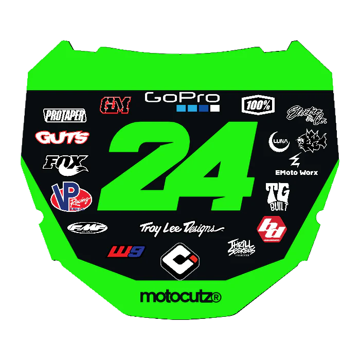 CUSTOM ODI NUMBER PLATE DECAL