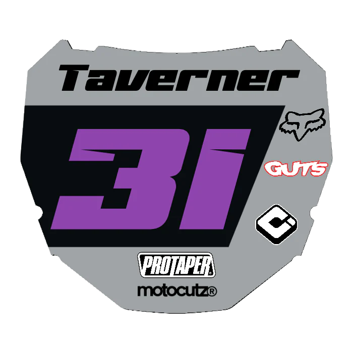 CUSTOM ODI NUMBER PLATE DECAL