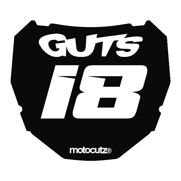 CUSTOM ODI NUMBER PLATE DECAL