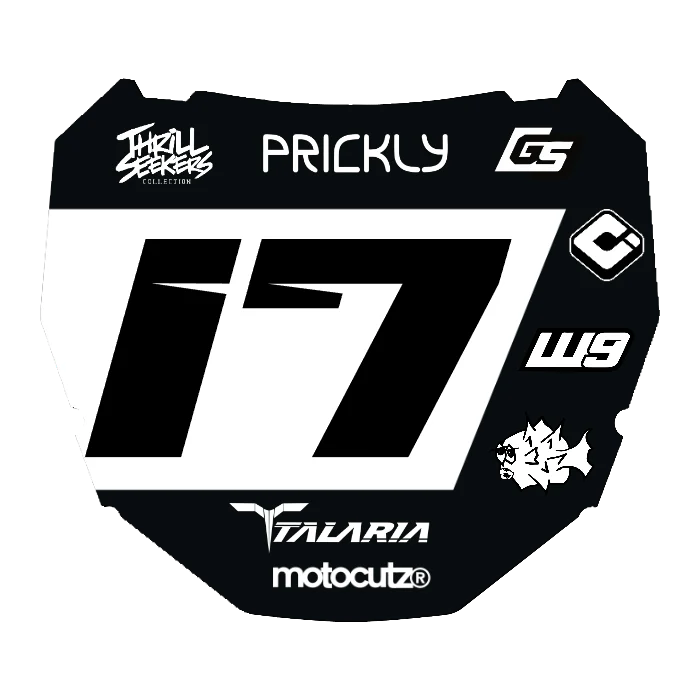 CUSTOM ODI NUMBER PLATE DECAL