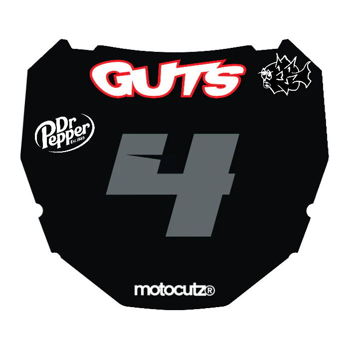 CUSTOM ODI NUMBER PLATE DECAL