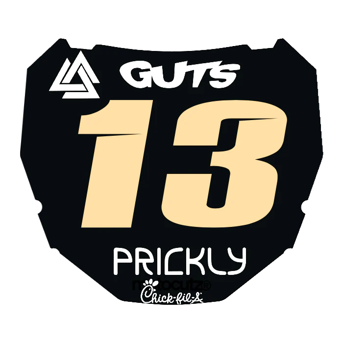 CUSTOM ODI NUMBER PLATE DECAL