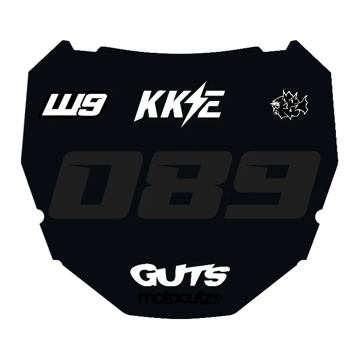 CUSTOM ODI NUMBER PLATE DECAL